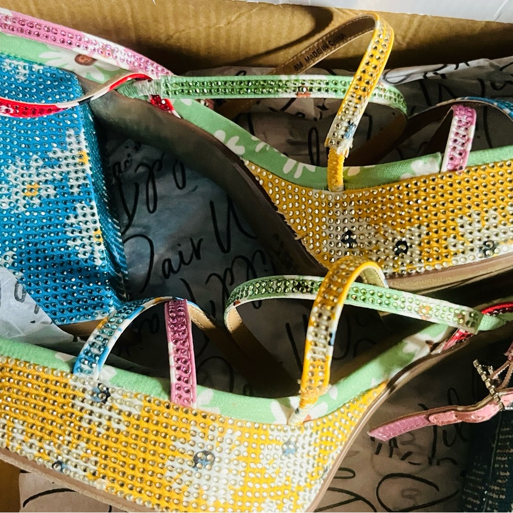 Wild Pair Multicolor Wedges - Picture 8 of 8